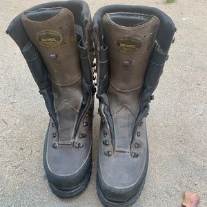 10" Meindl Logger Lineman Boot- Plain Toe 11 EU45